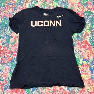Nike Navy Blue UCONN Short Sleeve Tee